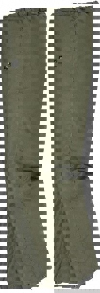 Rain Pants: Polyester;Polyvinylchloride, Snaps Closure, Army Green, 2X-Large